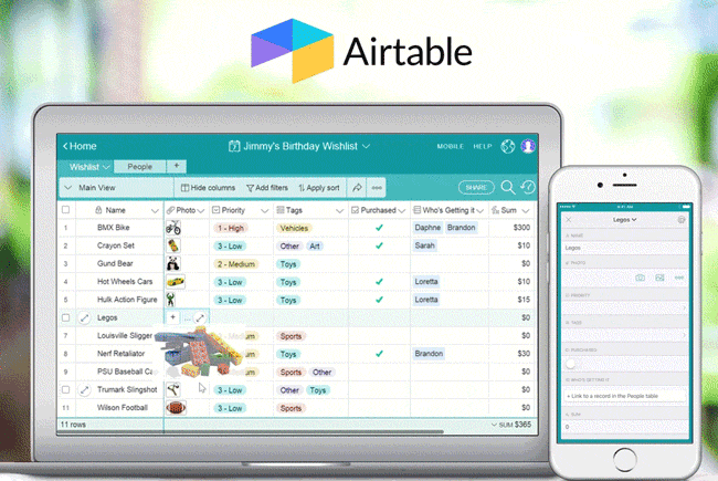 gif of how airtable works