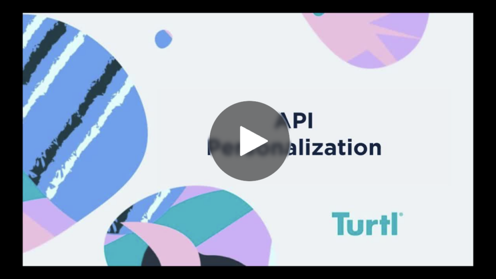 cover of the tutorial: API Personalization in Turtl