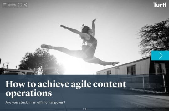 Agile content operations