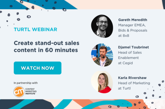 Stand-out sales content in 60 minutes