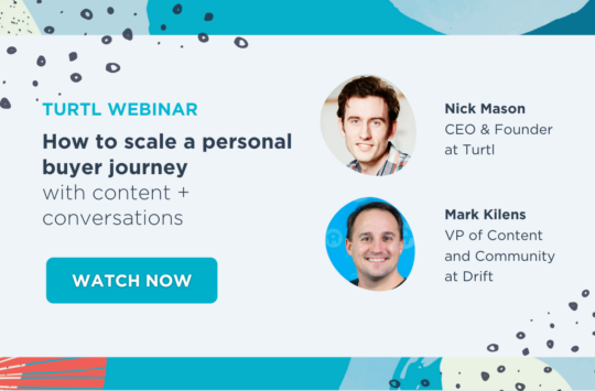 How to scale a personal buyer journey with content + conversations
