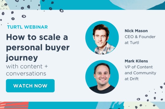 How to scale a personal buyer journey with content + conversations