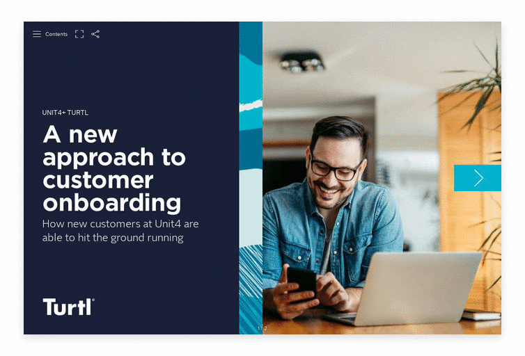 Cover of Unit4 onboarding case study