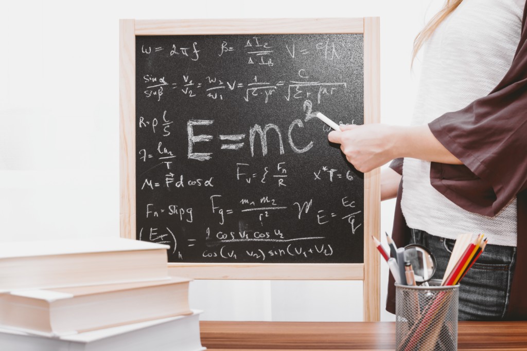 blackboard with equations on it - psycho-logic