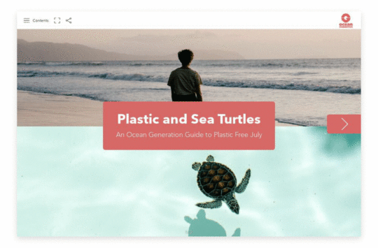 Plastic Free July sees Turtl partner with Ocean Generation