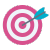 image of a target with a dart hitting bullseye