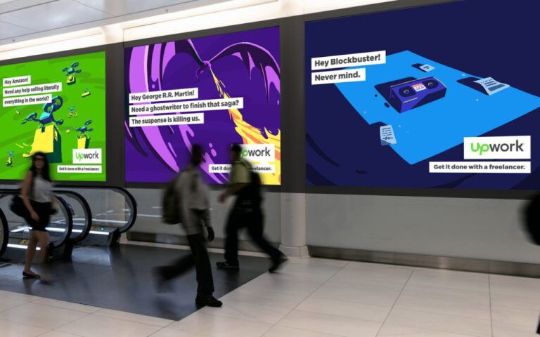 Example of Upwork campaign in the underground