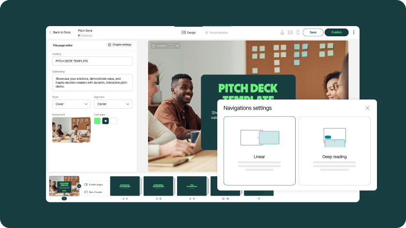 Pitch deck UI 839 x 472