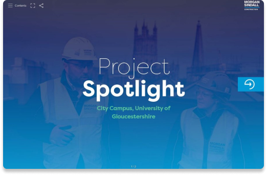 Site refresh - Morgan Sindall landing page
