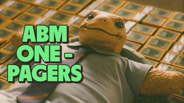 What is a one-pager and how to use it in your ABM strategy