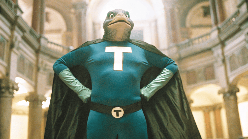an-anthropomorphized-turtle-standing-proudly-in-a-