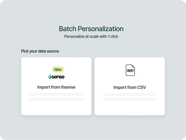 personalization