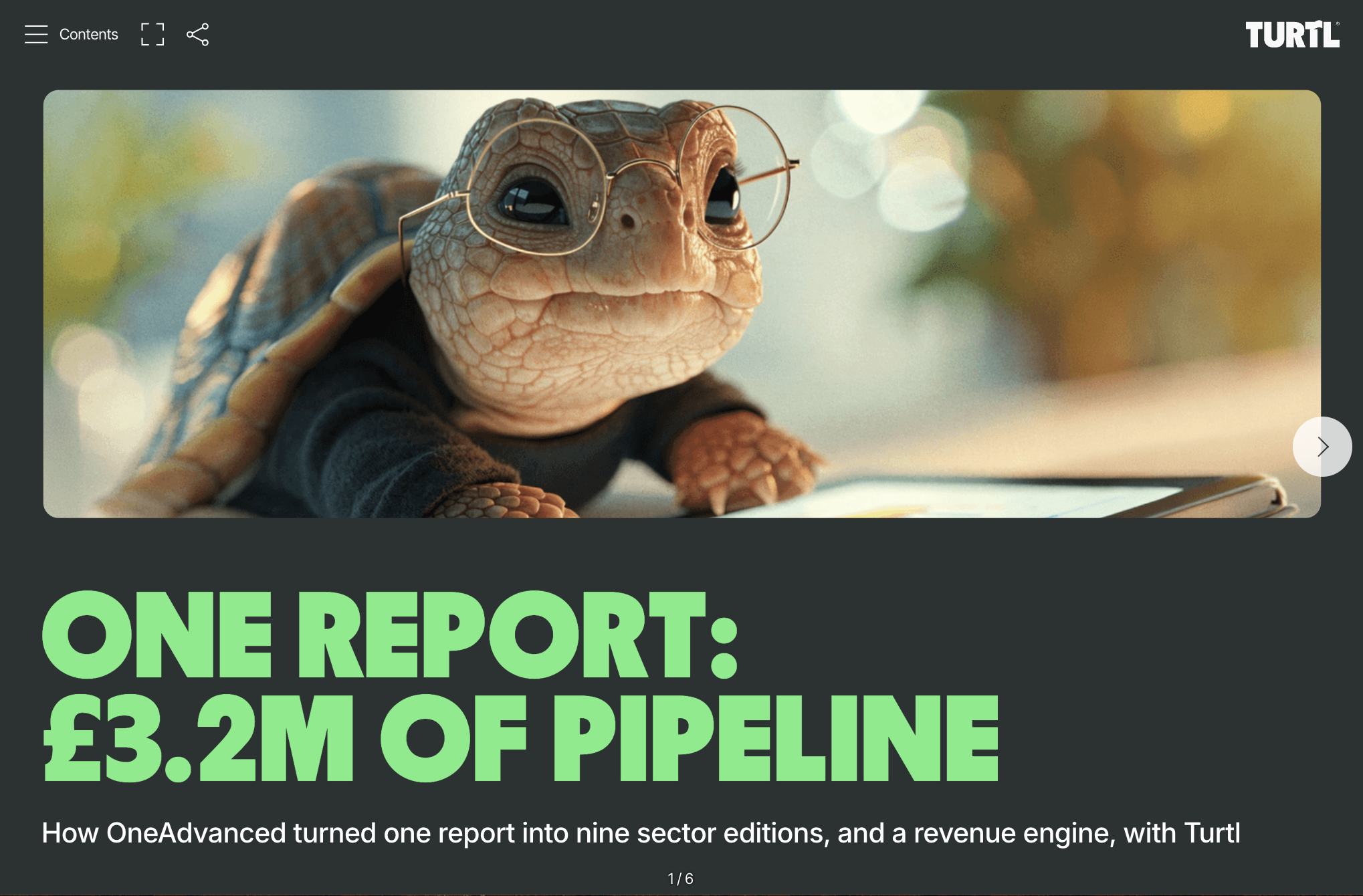 Webinar on turning one report into pipeline with OneAdvanced