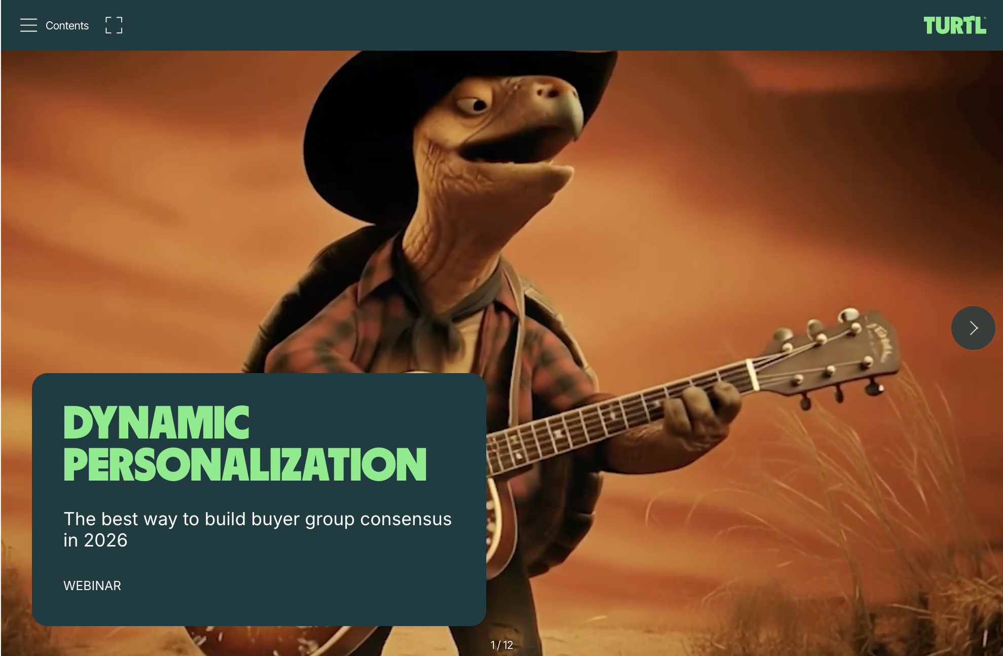 Webinar on Dynamic Personalization