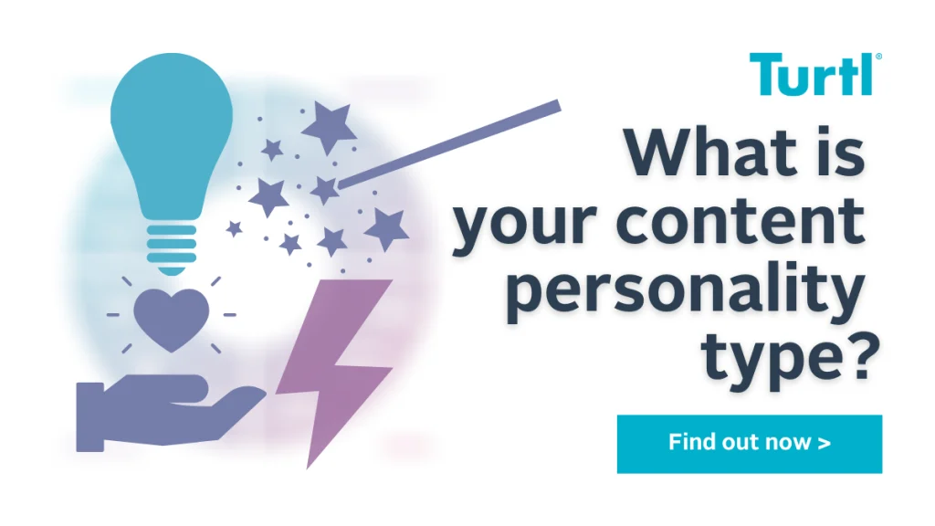 Turtl's what's your content personality type quiz 