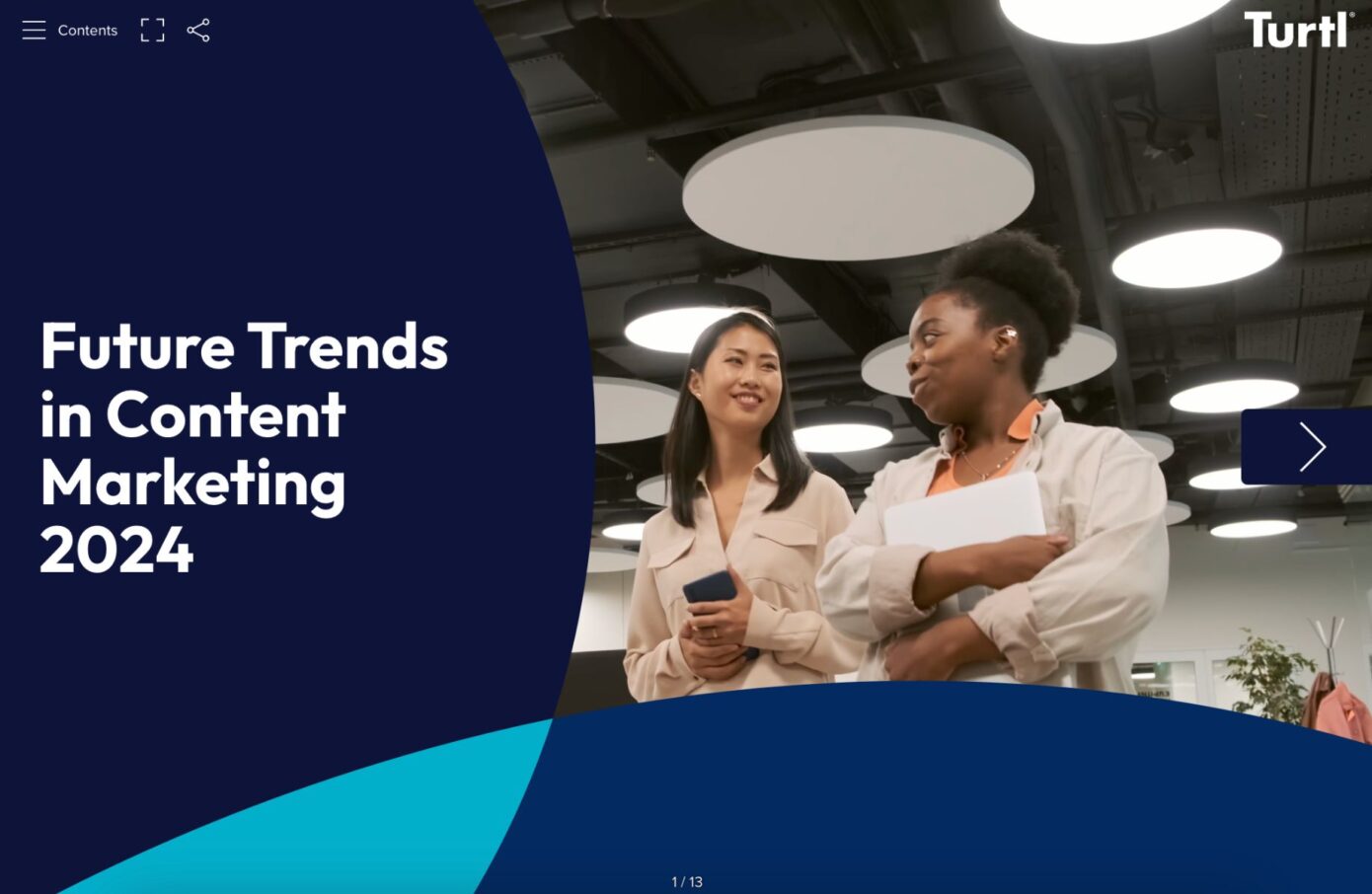 Future trends of content marketing report