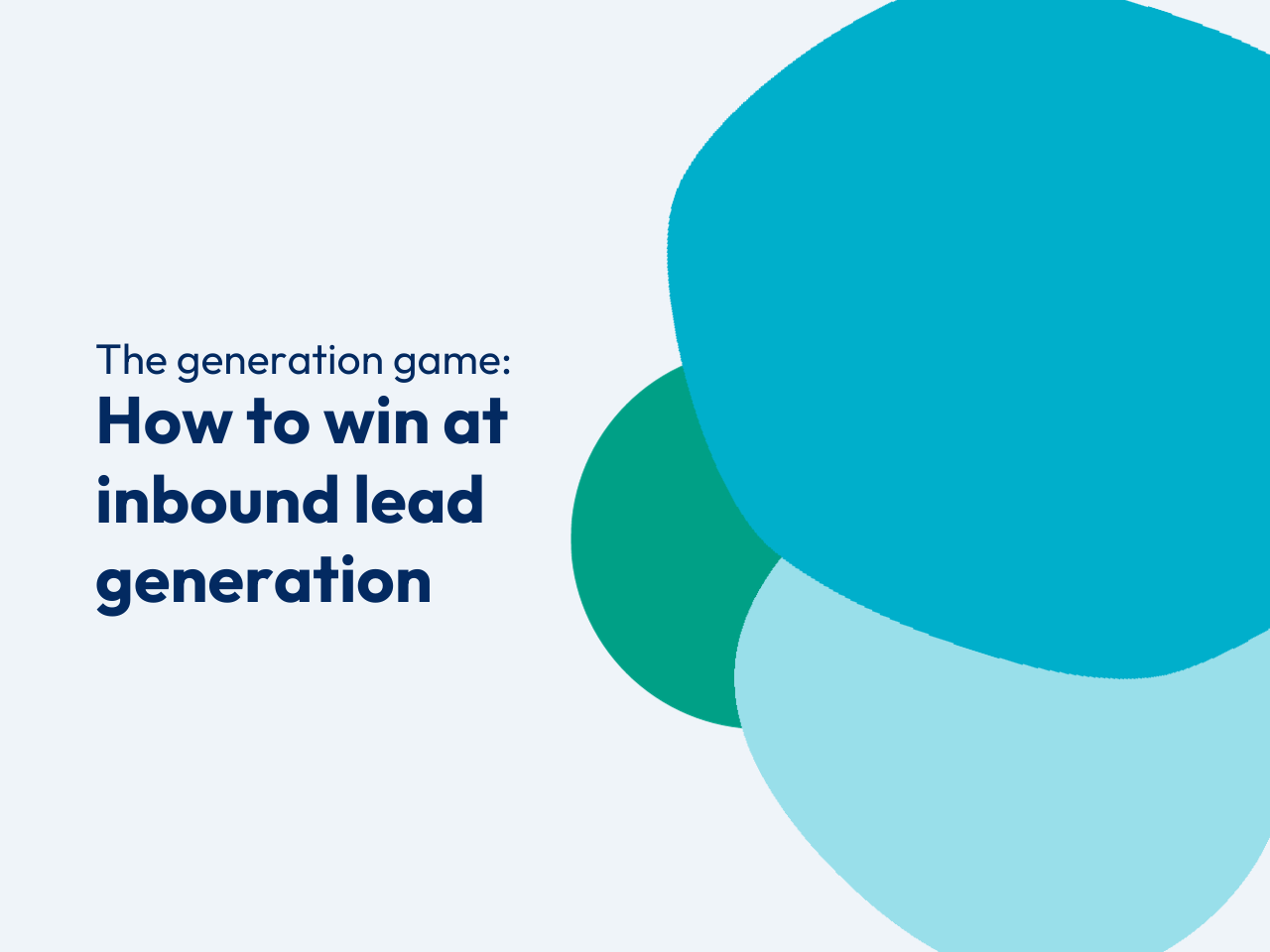 Feature image for Turtl pillar post called the generation game: how to win at inbound lead generation